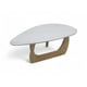 thumbnail image 2 of Mesa de Centro Estilo Escandinavo con Cubierta de Mármol Sintético Bossa Disk, 2 of 5