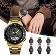 thumbnail image 2 of Electronic Digital Watch Multifunctional Fashion Watch Casual Wrist Watch For Men Boys NewGold, 2 of 5