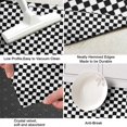 thumbnail image 3 of Black and White Small Checkered Pattern Kitchen Rug Mat,Kitchen Runner Rugs Non Skid Washable,Decorative Kitchen Floor Mats for Kitchen,Sink,Laundry,17"X47", 3 of 5
