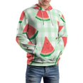 thumbnail image 5 of Watermelon Slices Pattern 3d Sweatshirts Hoodie Fashion Casual Personality Men's Women Street Hoodie Pullovers Long Sleeve Comfortable Top, 5 of 6