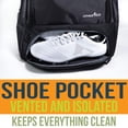 thumbnail image 4 of Bolsa de fútbol juvenil Athletico Soccer Mochila de baloncesto negra, 4 of 9
