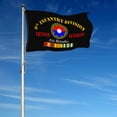 thumbnail image 2 of Dutern Double Sided 9th Infantry Division Flag Vietnam Veteran Military Flag Banner 3 Ply with Brass Grommets 12x18 Inch, 2 of 4