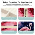 thumbnail image 3 of Flamingo Travel Portable Square Jewelry Stand with Box, Display, and Bracelet Holder - Ideal for Rings, Earrings, Necklaces, and More - Suitable for Girls and Women, 3 of 6
