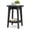 Black, variant on VASAGLE MAEZO Collection - Side Table, 2-Tier Small Round End Table, Nightstand with Tapered Legs, Curved Transitions, for Small Spaces, Living Room, Bedroom, Honey Brown