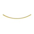 thumbnail image 1 of 14k Yellow Gold Classic Omega Style Necklace (2 mm) 18 in, 1 of 3