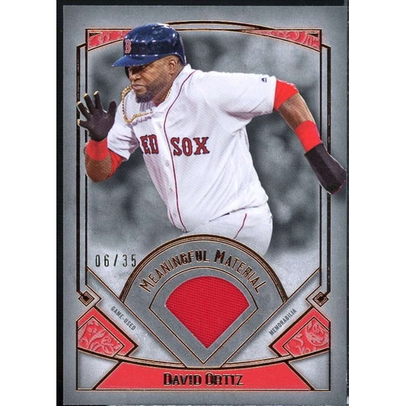 David Ortiz 2017 Museum Collection Meaningful Materials Relics Copper #MRDO