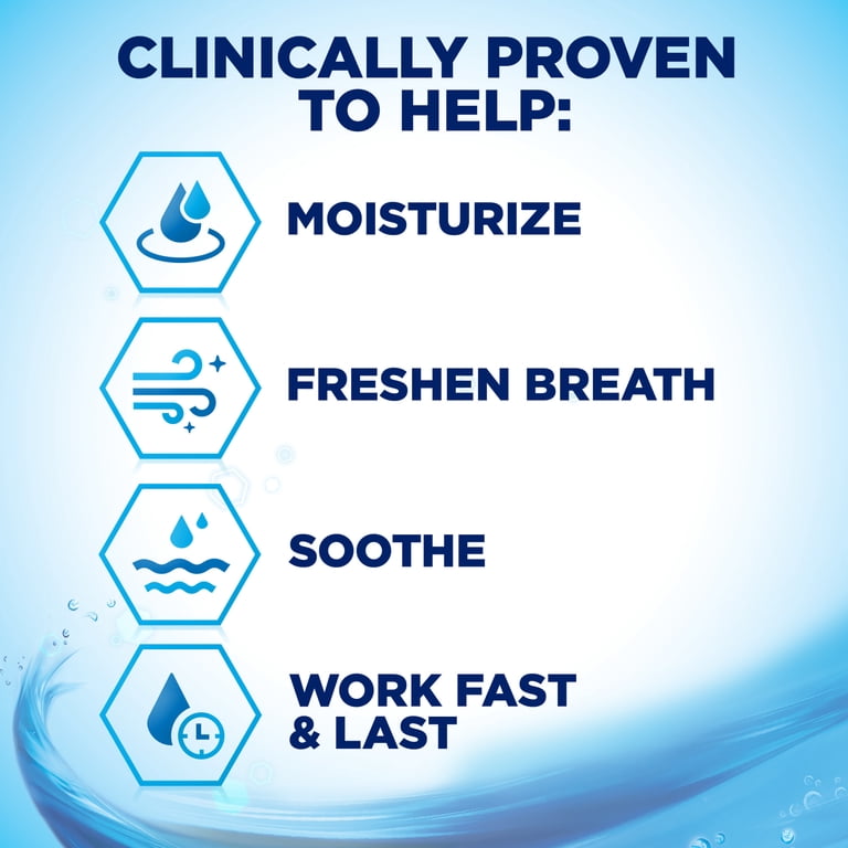 Moisturizing Dry Mouth Oral Rinse, Fresh Mint photo 3