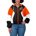 thumbnail image 4 of Women's WEAR by Erin Andrews Black Cincinnati Bengals Plus Size Color Block Full-Zip Windbreaker Jacket, 4 of 5