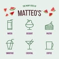 thumbnail image 3 of Matteo's Sugar Free Fruit Syrup, Watermelon, 750mL, 0 Calories, 0 Sugar, (Single Bottle), 3 of 5