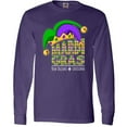 thumbnail image 3 of Inktastic Mardi Gras New Orleans Louisiana Jester Hat Long Sleeve T-Shirt, 3 of 5