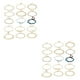 thumbnail image 1 of Minnieouse Pulseras de tobillo Cadenas de pie Joyas para el cuerpo Tobilleras de mujer para decoración de vestidos Type6 NO6 Minnieouse CBP220256, 1 of 6