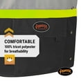 thumbnail image 2 of Pioneer Hi Vis Reflective Adjustable Safety Vest for Men & Women For Traffic & Construction - ID & Phone Pockets - Black, 2 of 7