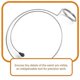 thumbnail image 4 of 1 Set Headband Magnifying Glass Sturdy Watch Loupe Magnifying Glass Jewelers Loupe Tool, 4 of 4