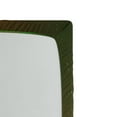thumbnail image 2 of Ambesonne Aurora Borealis Fitted Sheet, Tranquil View, Full Size, Lime and Reseda Green, 2 of 2