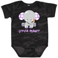 thumbnail image 3 of Inktastic Little Peanut Cute Baby Elephant Boys or Girls Baby Bodysuit, 3 of 5