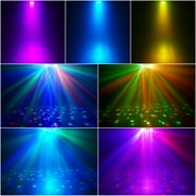 Wondnuga Mini DJ Light with Stand- Tripod - RGB Sound-Activated Remote Control for Party/Stage/Wedding/Parties
