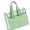 Green, variant on Handheld Document Organiser Water Resistant Clear PVC Document Pouches File Storage Bag For Office Professional Student