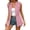 Pink, variant on Women Long Vests Blazer Jackets Button Front Notch Lapel Elastic Waist Mid Length Sleeveless Waistcoat for Business Casual Jacket for Women Cold Weather L