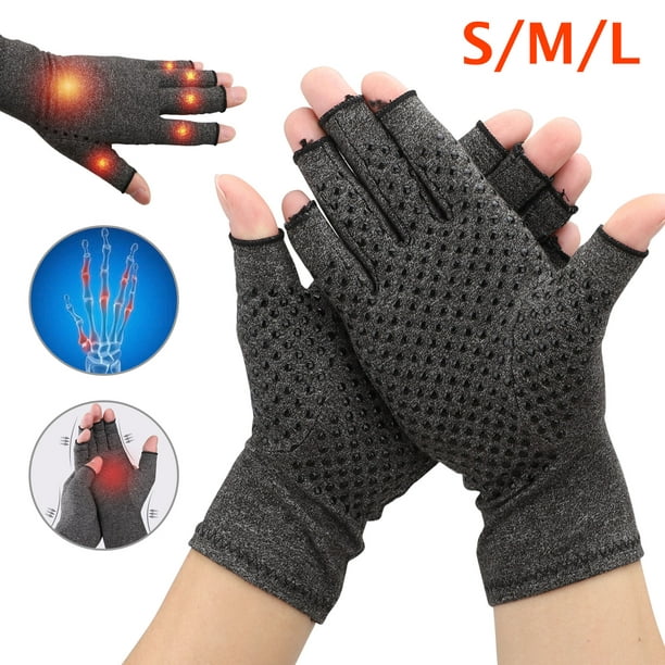 Copper Compression Arthritis Gloves High Copper Infused Compression Gloves  for Women and Men Pain and Healing for Arthritis 