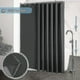 thumbnail image 5 of Shower Curtain 240x200 Cm, With 16 Hooks, Extra Wide, Weighted, Mildew Resistant, Dark Grey, Waterproof, Large Bath Curtains, Polyester Fabric, Antiba, 5 of 5