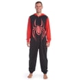 thumbnail image 2 of Marvel Spider-Man Zip Up Cosplay Pajama Coverall Adult, 2 of 4