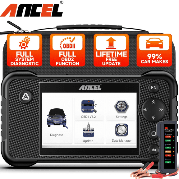 [Second Hand] ANCEL FX3300 Elite Full System OBD2 Scanner Car Diagnostic Tool   BM310 Battery Tester(Without Wi-fi)