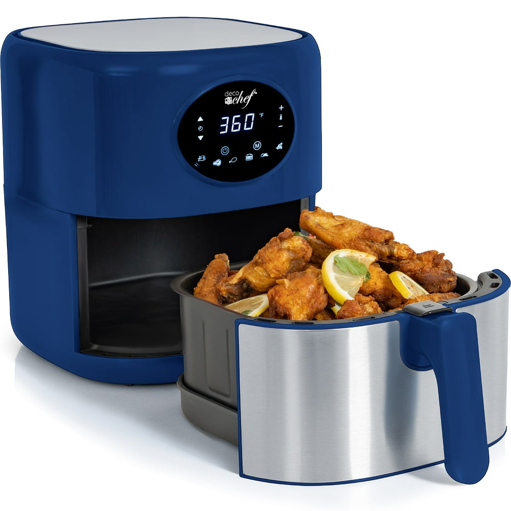 Deco Chef 3.7QT Digital Air Fryer with 6 Cooking Presets, LED Touch