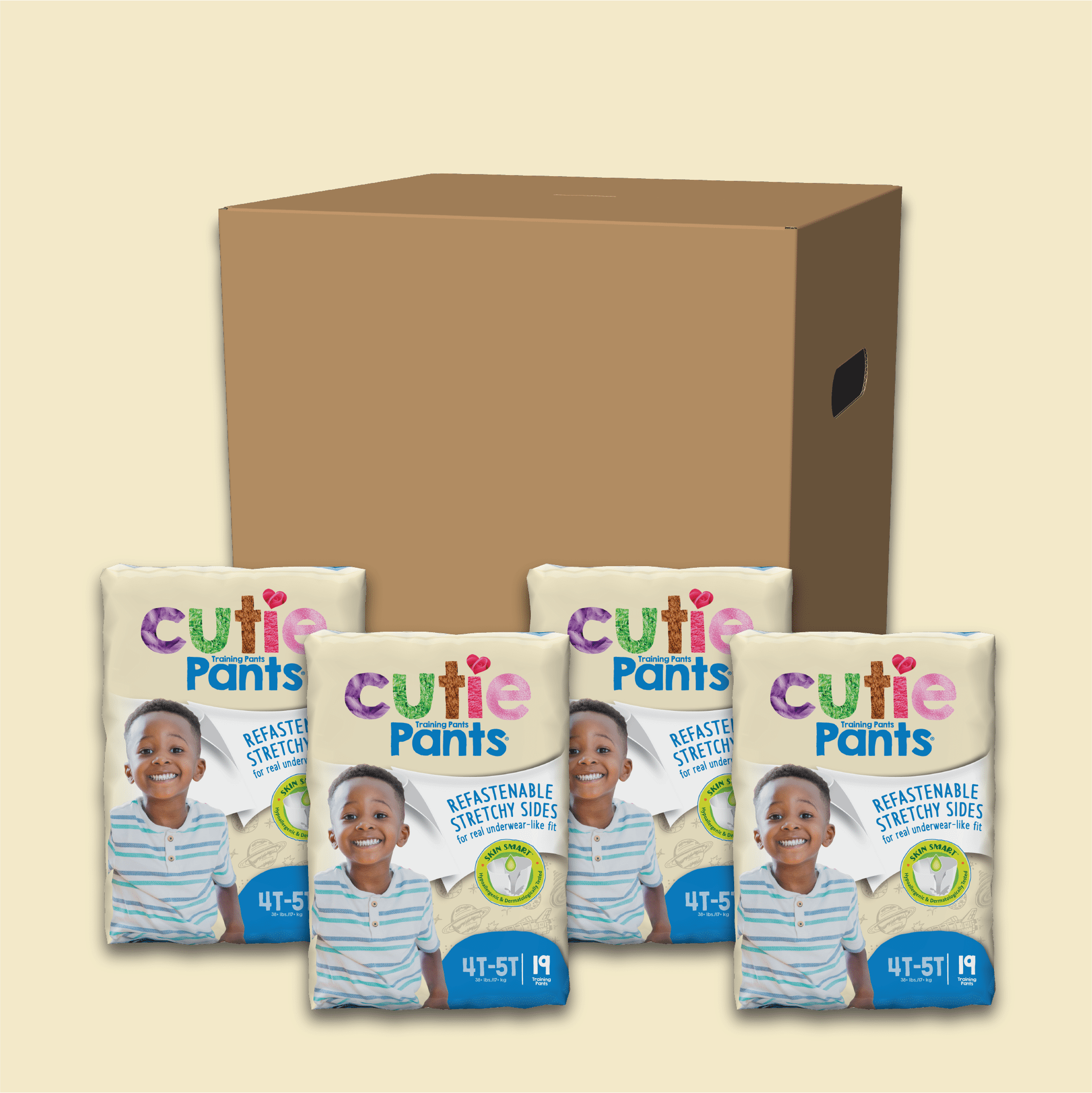 First Quality Youth Training Pants Cutie Pants Pull On 4T5T Disposable