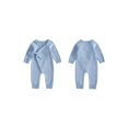 thumbnail image 6 of RUINIXCW Baby Fall Sweater Romper Wrap Side-Tie Long Sleeve Knit Bodysuit, 6 of 6