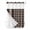 Beige Black, variant on No Hook Shower Curtain, Black Blue Plaid Standard Shower Curtain with Snap in Liner, Country Buffalo Checked Gingham Waterproof Washable Fabric Bathroom Curtains Sets, 72"W x 72"L