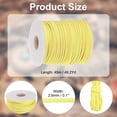 thumbnail image 2 of Uxcell Faux Suede Leather Cord, Leather Lace String for Bracelet Necklace Beading Making DIY Craft Bright Yellow 2.6mm, 2 of 6