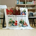 thumbnail image 6 of Custom Blanket with Photos and Text Customized Blanket Personalized Flannel Throw Blankets for Adult Kid Birthday Christmas Halloween Mothers Fathers Valentines Day Gift. (5 Photos, 48X32inch), 6 of 6