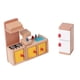 thumbnail image 3 of Muebles de casa de muñecas de madera, accesorios para casas de personas pequeñas, modelo de micropaisaje Cocina, 3 of 9