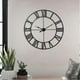 thumbnail image 2 of 40CM Roman Numerals Metal Wall Clock, 2 of 5