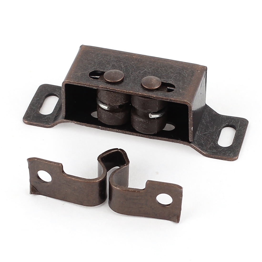 Unique Bargains Wardrobe Door Double Ball Roller Catch Latch Copper Tone 47mm Unique Bargains Wardrobe Door Double Ball Roller Catch Latch Copper Tone 47mm