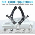 thumbnail image 6 of Frenzybro 2003-2008 10Pcs Front Lower Control Arm Ball Joint Tie Rod End Sway Bar Compatible With Toyota Corolla, 6 of 7