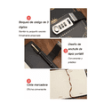 thumbnail image 3 of Agenda De Cuero Con Candado Diario Personal 150 Hojas A5 negro, 3 of 5
