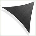 thumbnail image 2 of ColourTree 13' x 22' x 25.6' Black Right Triangle Sun Shade Sail Canopy Mesh Fabric UV Block & Water Air Permeable - Commercial Heavy Duty - 190 GSM - 3 Years Warranty - Custom Make, 2 of 8