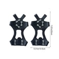 thumbnail image 3 of MTBLYS Ice Cleats for Shoes Winter Ice Cleats for Shoes, 10-Spike Traction Grips, Non-Slip Rubber Shoe Covers for Hiking & Snow, Universal Fit, 2 Pairs, 3 of 5