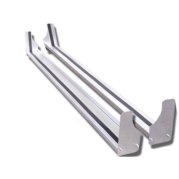 Black Horse Offroad RUN102SS Silver Running Board