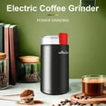 thumbnail image 6 of Coffee Grinder, Wancle Electric Coffee Grinder, Quiet Spice Grinder, One Touch Coffee Mill for Beans, Spices and More, with Clean Brush (Black+Red Button), 6 of 6
