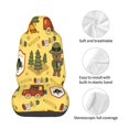 thumbnail image 5 of Balery Forest Guard Pattern Car Seat Cover - Soft & Breathable Front Premium Covers with Non-Slip Protector Fits Most Automotive, Vans, SUVs, Trucks - 1 Unit, 5 of 5