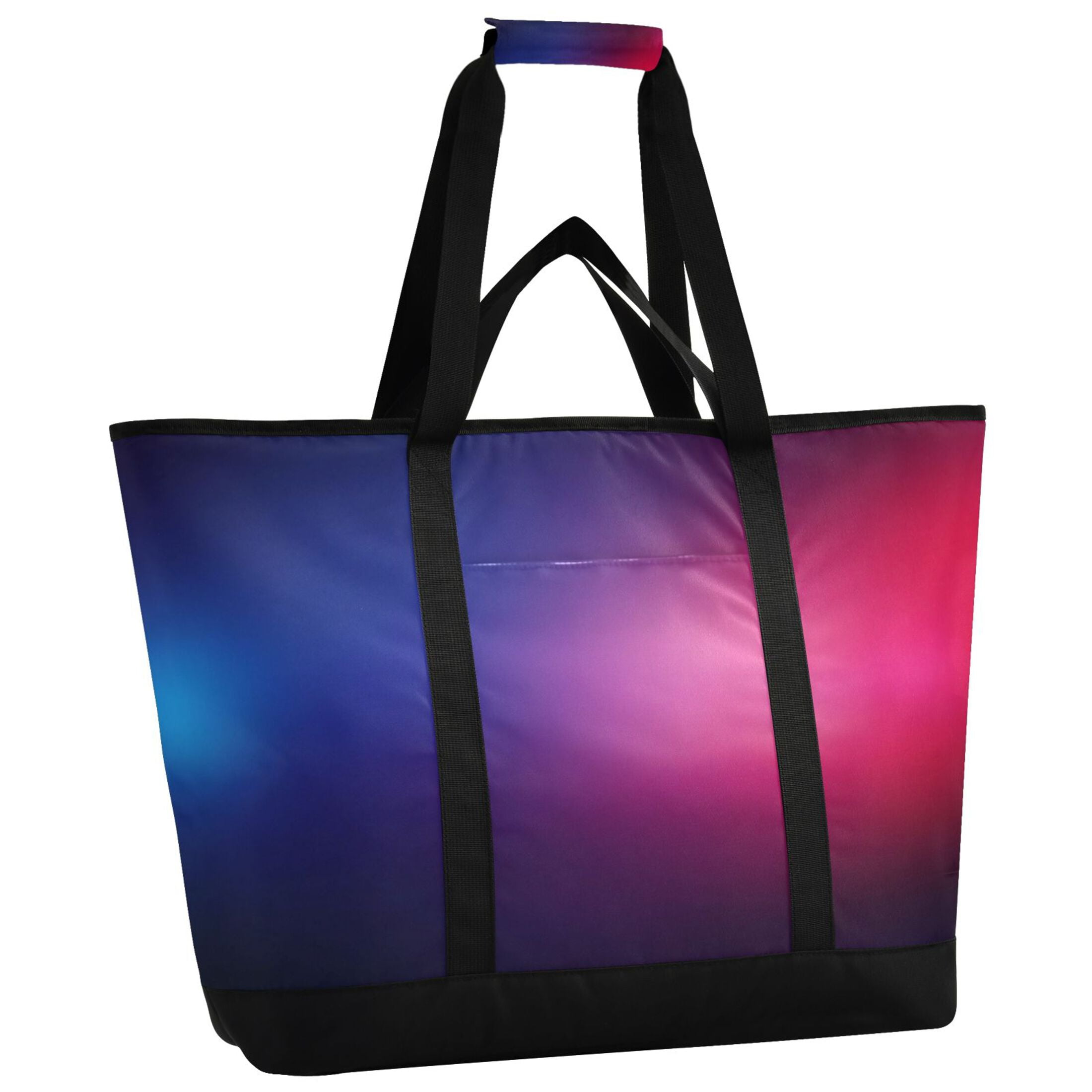 Large Hand-held Ice Pack Picnic Bag Insulation and Refrigeration Suitable for Shopping Picnics and Camping Red Blue Light
