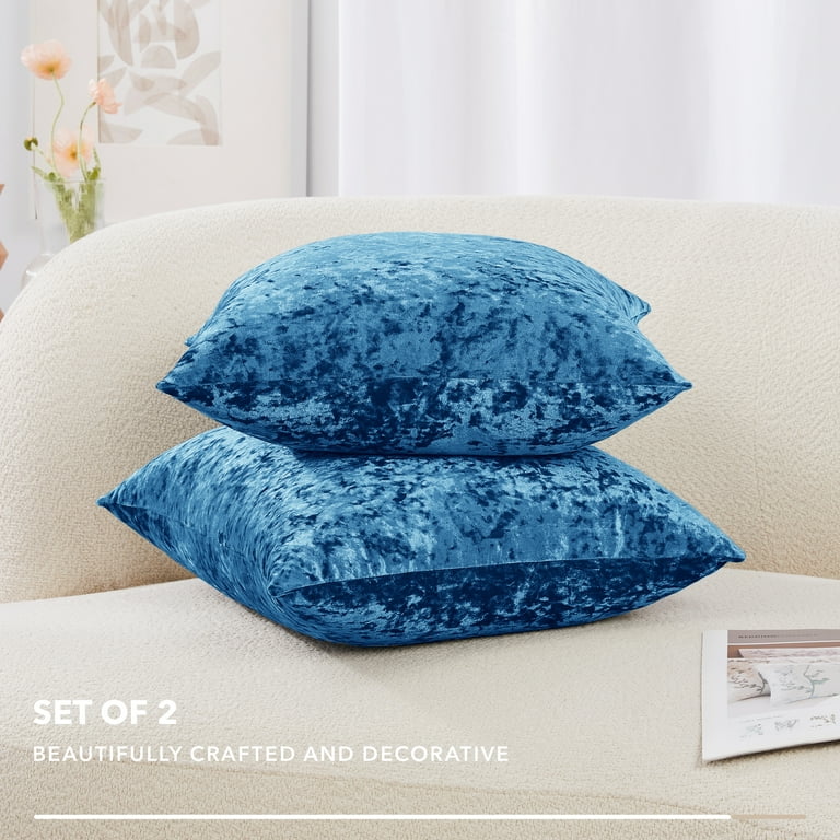Deconovo Pack of 4 Decorative Throw Pillow Covers 18x18 inch Faux