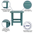 thumbnail image 5 of Merrick Lane 3 Piece Adirondack Patio Furniture Set Includes 2 Sea Foam All-Weather Rocking Chairs and Side Table, 5 of 12