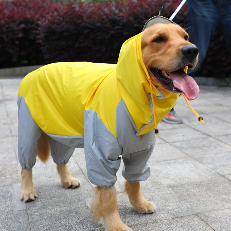 Surrme Dog raincoat, dog clothes, four 