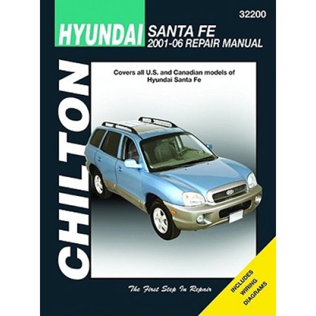 Pour Hyundai Santa Fe Manuel de Réparation Automobile: 01-06 (Manuels de Réparation Automobile Haynes)