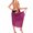 Purple, variant on Tinglu Women's Wrap Skirt Bikini Cover-up Shawl V-Neck Beach Dress