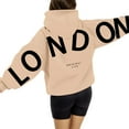 thumbnail image 2 of kamemir Oversized Hoodies for Women Women's Casual Crew Neck Sweatshirt Loose Soft Long Sleeve Pullover Tops(Khaki,S), 2 of 4
