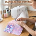 thumbnail image 6 of Threns 126Pcs Quilting Cotton Fabric Squares Sheets, Patchwork Cotton Fabric Sets, Multi-Color Printed Craft Fabric for DIY Sewing Scrapbooking Quilting Craft Patchwork,5" x 5", 6 of 8